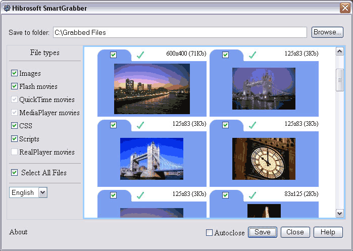 SmartGrabber Screenshot
